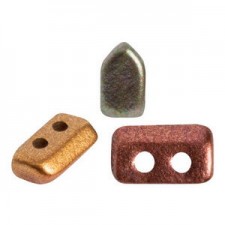 Les perles par Puca® Piros Perlen Yellow gold metallic iris 00030/01620